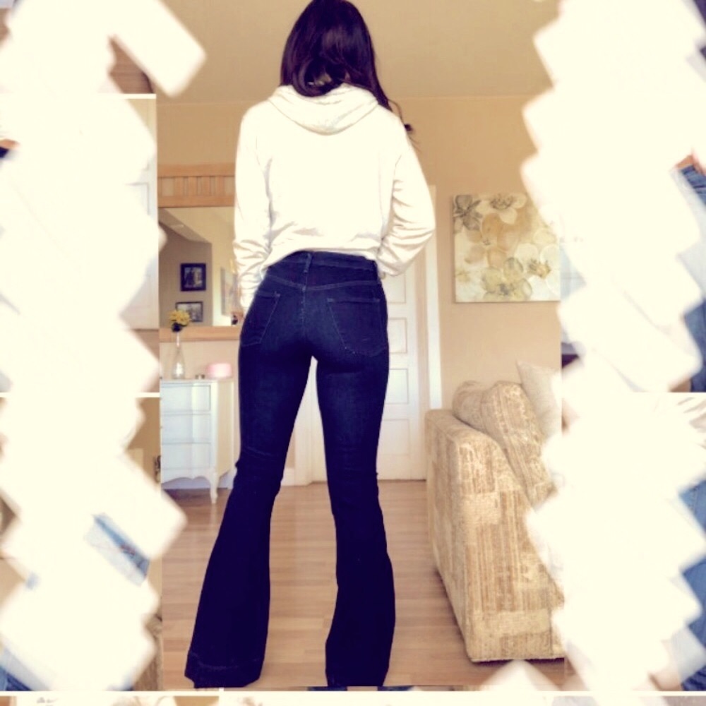 High Rise Flare super stretch NEW